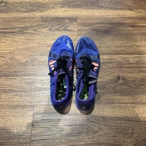 Nike Flywire Track Spikes purple size 7